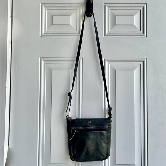 Cochoa Crossbody Handmade Top-grain Oil-dyed Cowhide Leather SOFT PATINATED BAG - Picture 2 of 15